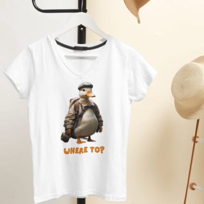 Where To Funny Duck Graphic T Shirt For Travelers